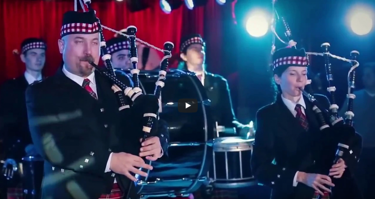 M&D pipes band - Medley Rock